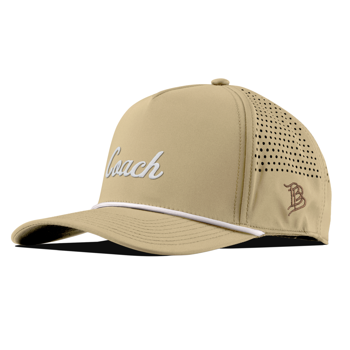 Coach Curved 5 Panel Rope Desert/White