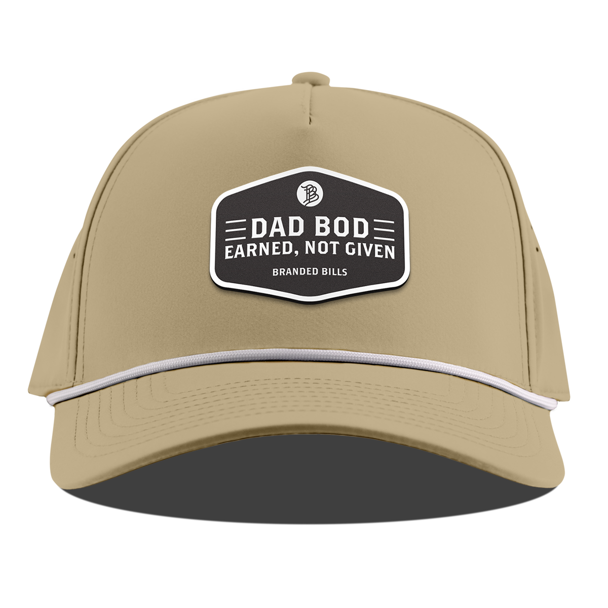Dad Bod Curved 5 Panel Rope Desert
