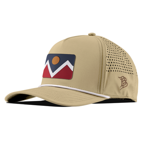 Denver Flag Curved 5 Panel Rope Desert/White