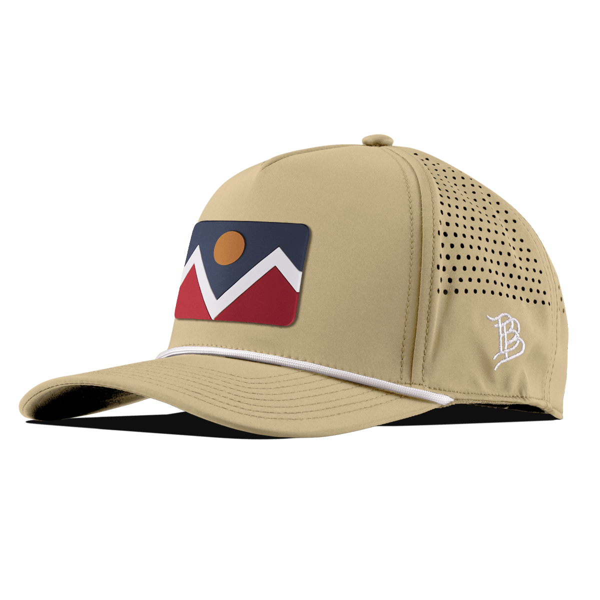 Denver Flag Curved 5 Panel Rope Desert