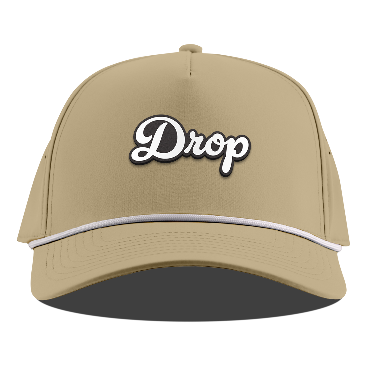 Drop Script Curved 5 Panel Rope Desert