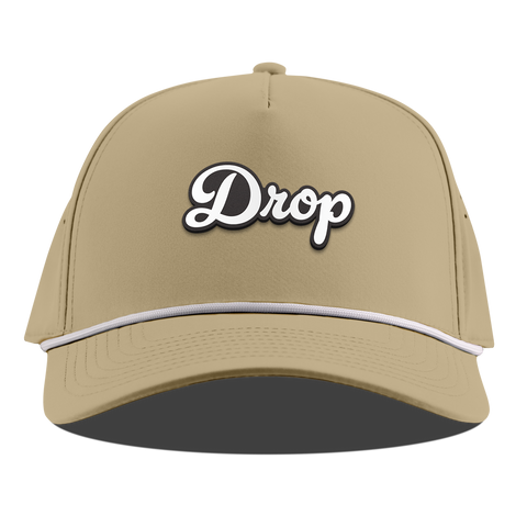 Drop Script Curved 5 Panel Rope Desert