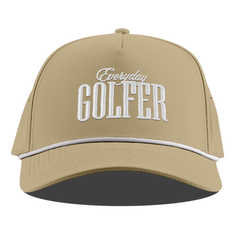 Everyday Golfer Curved 5 Panel Rope Desert
