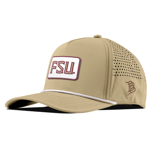 Florida State University "FSU Badge" Curved 5 Panel Rope Desert