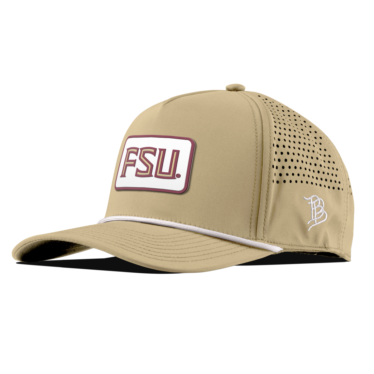 Florida State University "FSU Badge" Curved 5 Panel Rope Desert