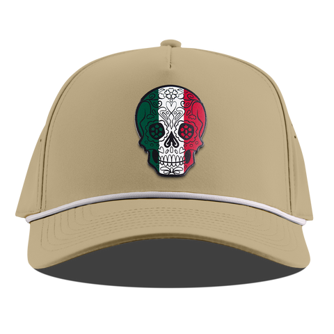 Fiesta Sugar Skull Curved 5 Panel Rope Desert