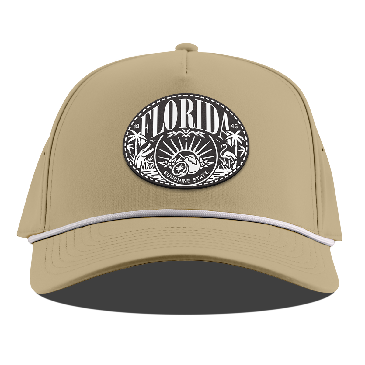 Florida Traveler Curved 5 Panel Rope Desert