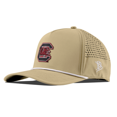 University of South Carolina "Gamecocks Garnet" Curved 5 Panel Rope Desert