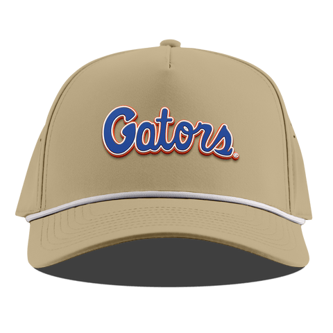 University of Florida "Gator Script" Curved 5 Panel Rope Desert