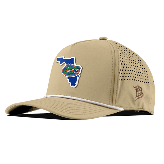 University of Florida "Gator State" Curved 5 Panel Rope Desert