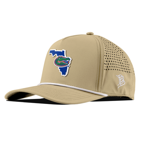 University of Florida "Gator State" Curved 5 Panel Rope Desert