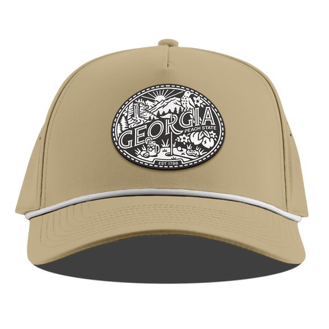 Georgia Traveler Curved 5 Panel Rope Desert