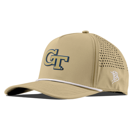 Georgia Tech University "Georgia Tech Team Logo" Curved 5 Panel Rope Desert