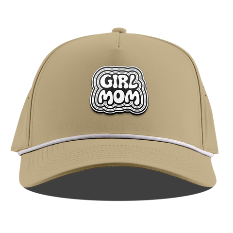 Girl Mom Curved 5 Panel Rope Desert