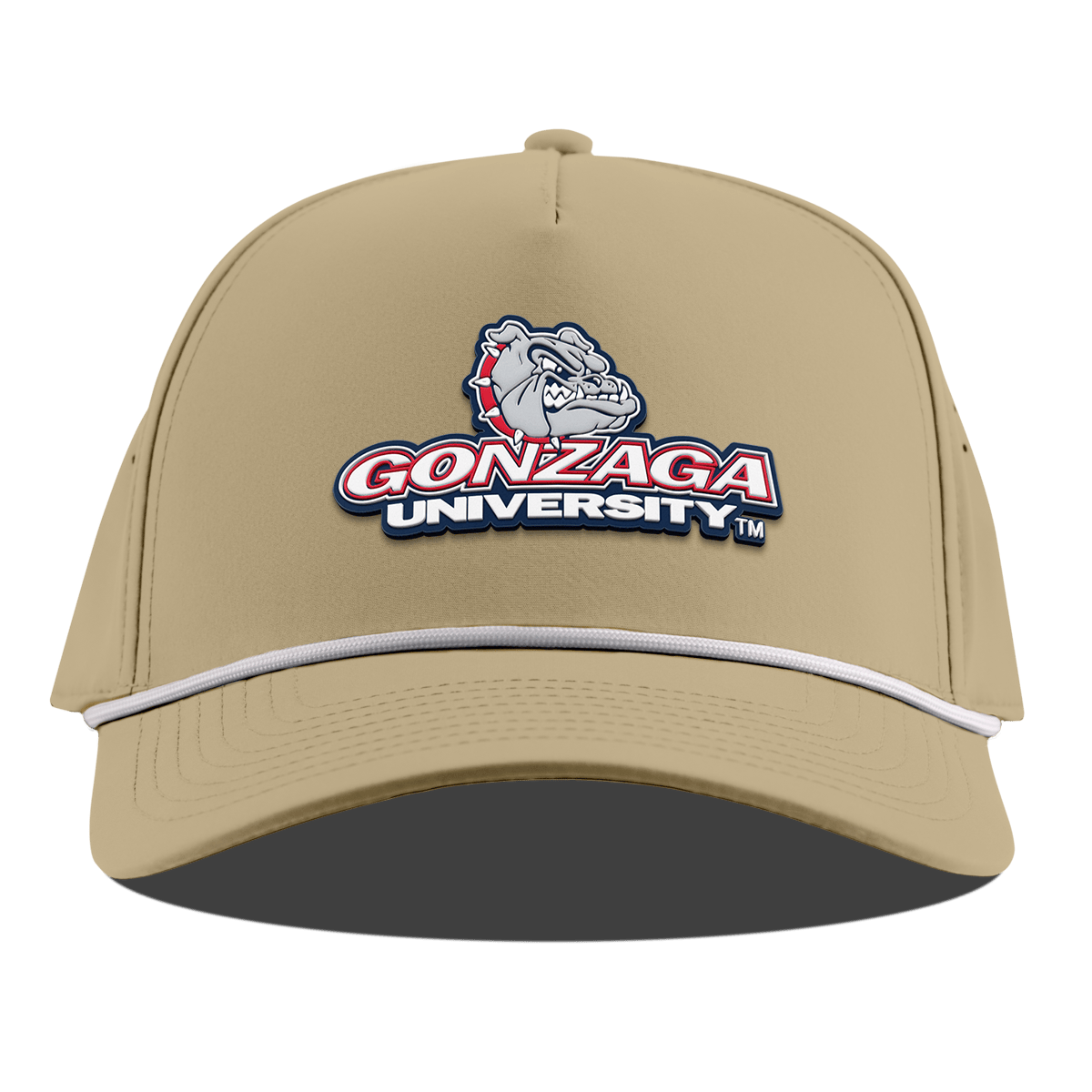 Gonzaga University "Gonzaga Team Logo" Curved 5 Panel Rope Desert