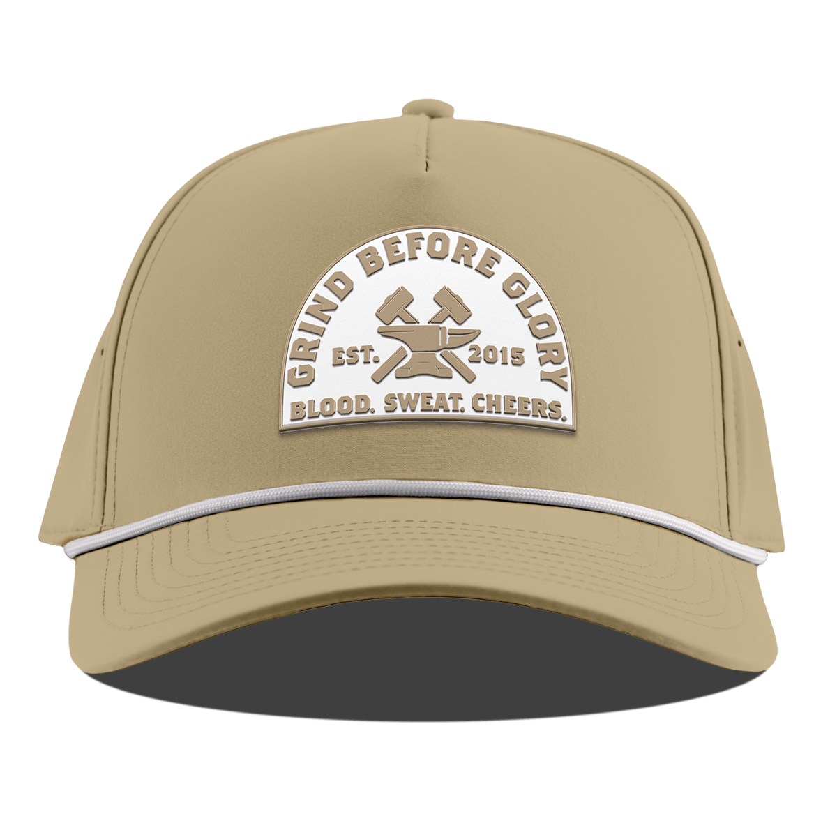 Grind Before Glory Curved 5 Panel Rope Desert