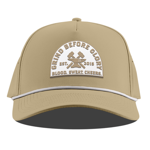 Grind Before Glory Curved 5 Panel Rope Desert