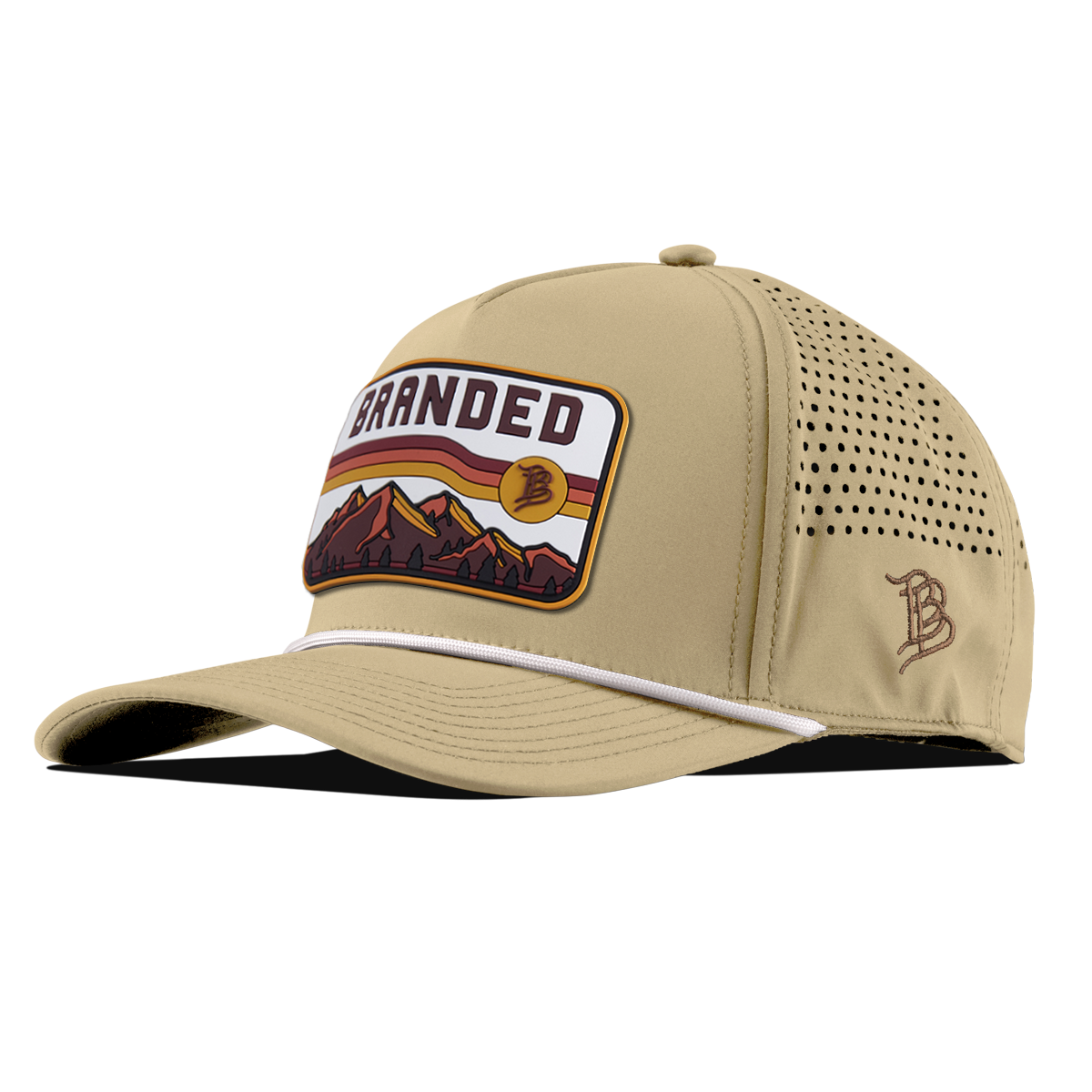 Harvest Horizon Curved 5 Panel Rope Desert/White