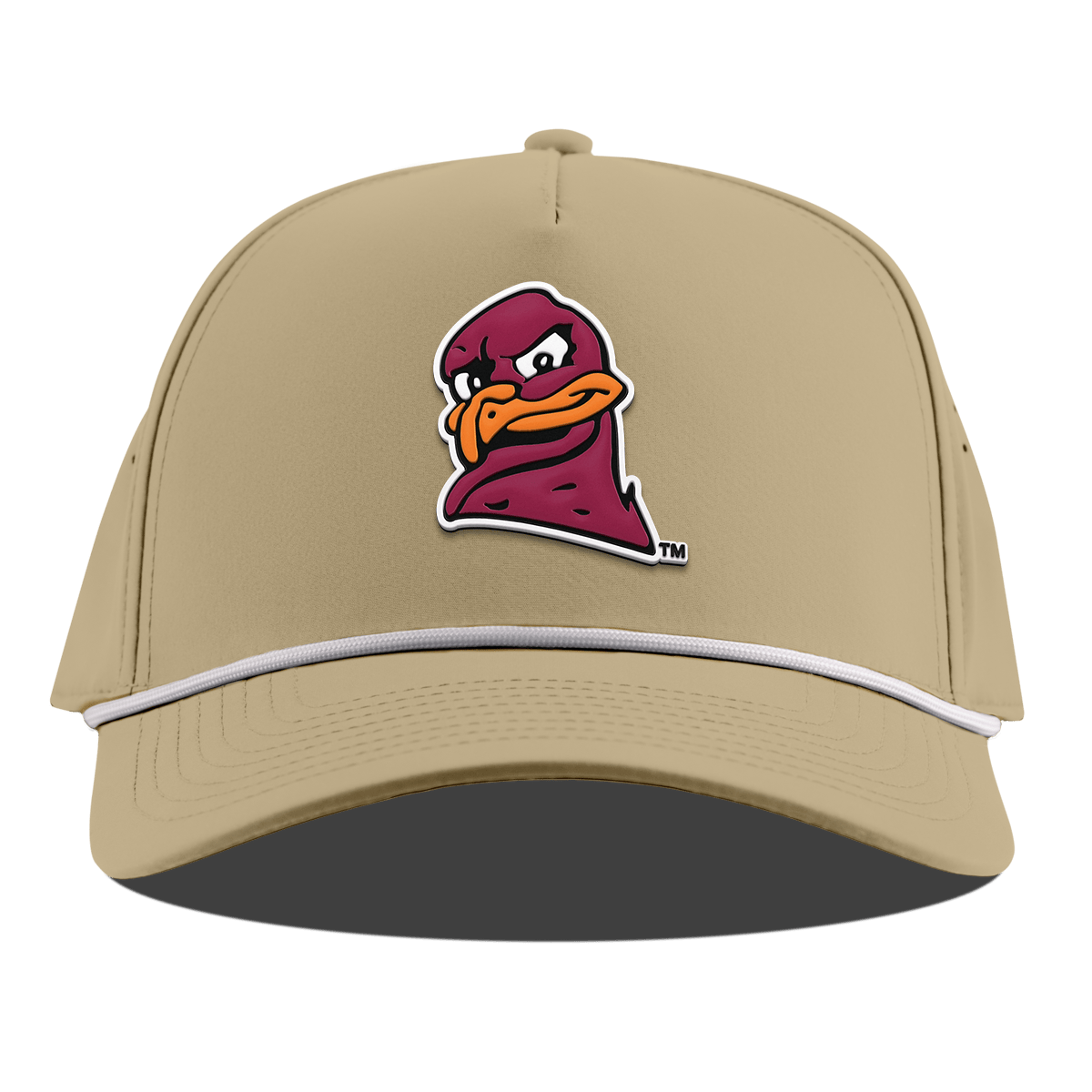 Virginia Tech University "HokieBird" Curved 5 Panel Rope Desert