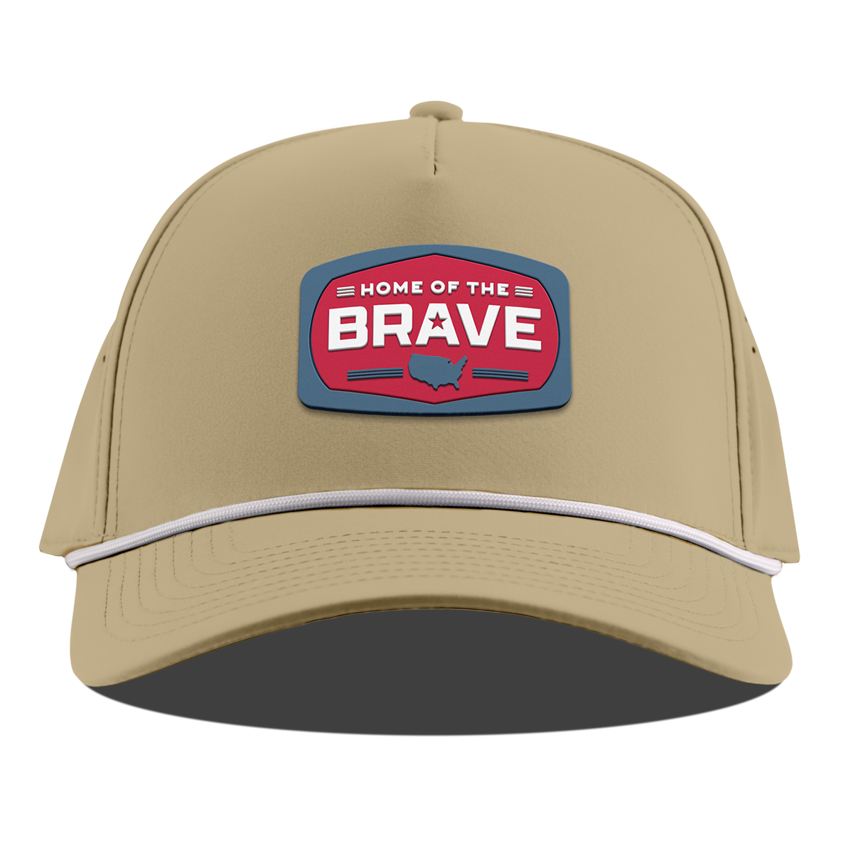 Home of the Brave Curved 5 Panel Rope Desert
