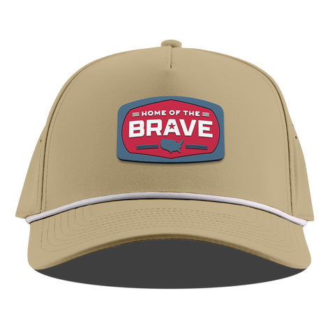 Home of the Brave Curved 5 Panel Rope Desert