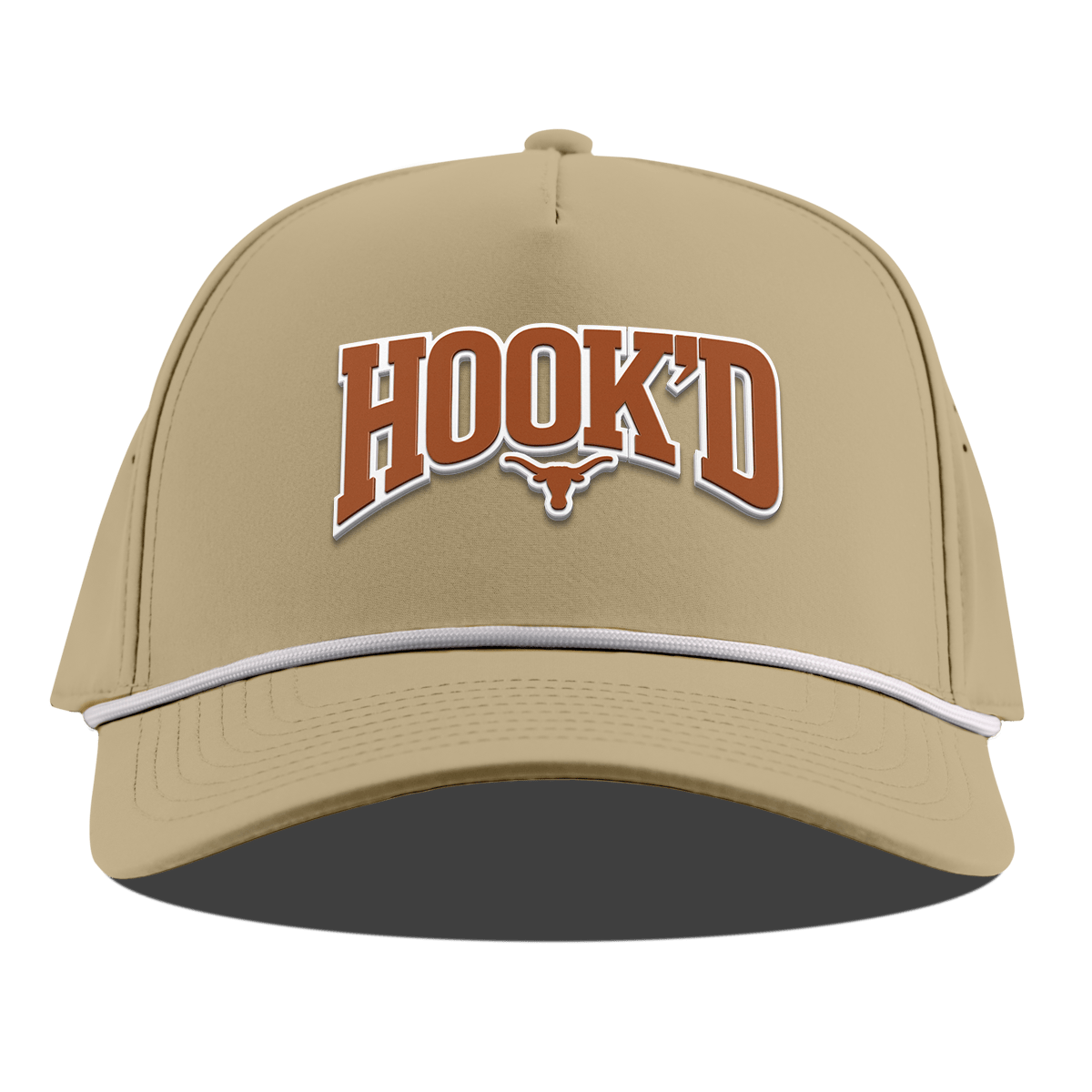 University of Texas "Hook'D" Curved 5 Panel Rope Desert