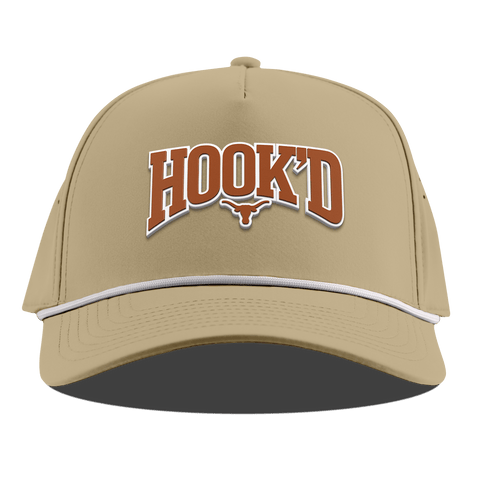 University of Texas "Hook'D" Curved 5 Panel Rope Desert