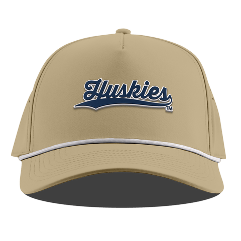 University of Connecticut "Huskies Script" Curved 5 Panel Rope Desert