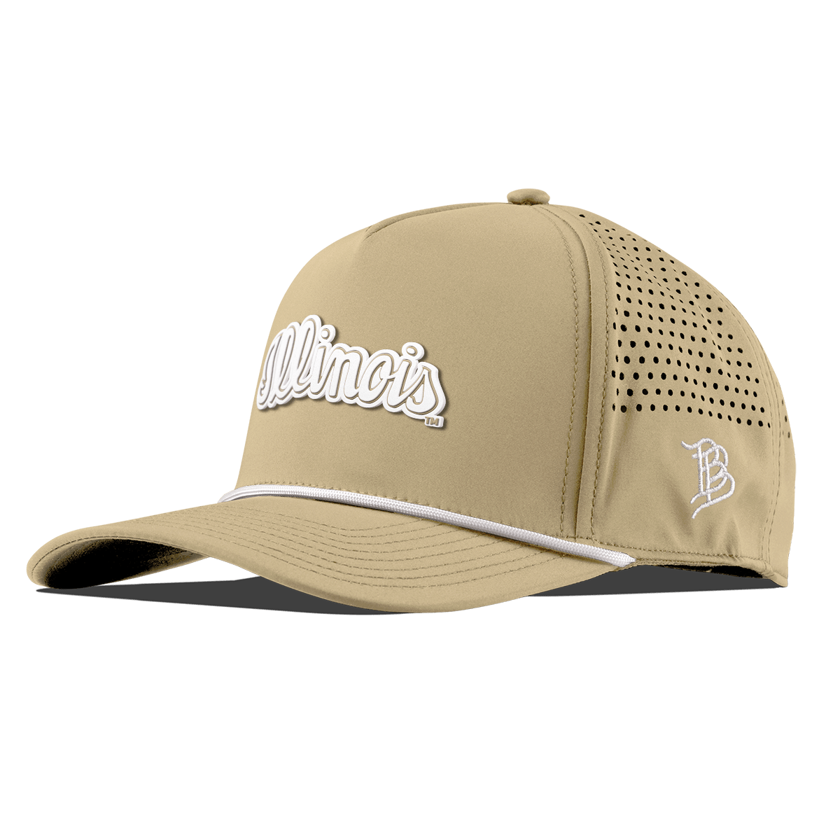 University of Illinois "Illinois DC Series" Curved 5 Panel Rope Desert