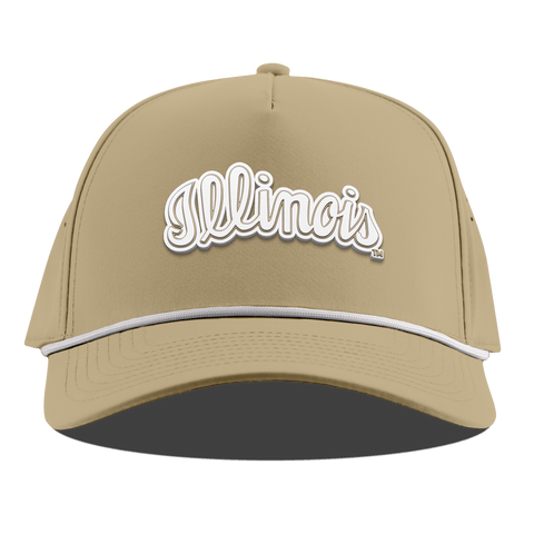 University of Illinois "Illinois DC Series" Curved 5 Panel Rope Desert