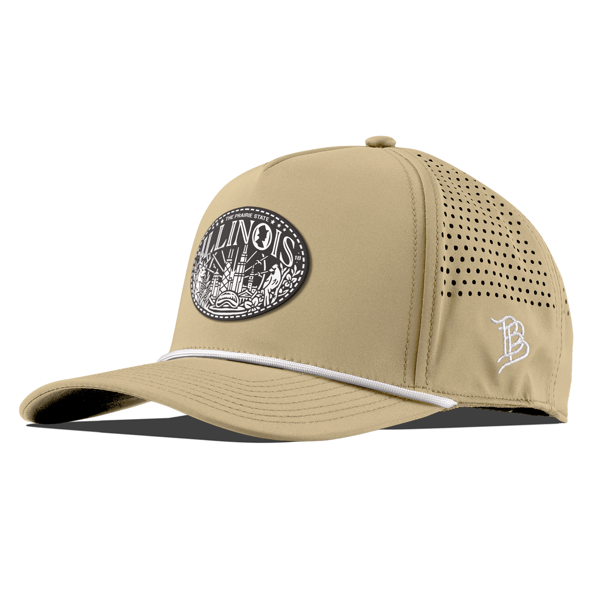 Illinois Traveler Curved 5 Panel Rope Desert