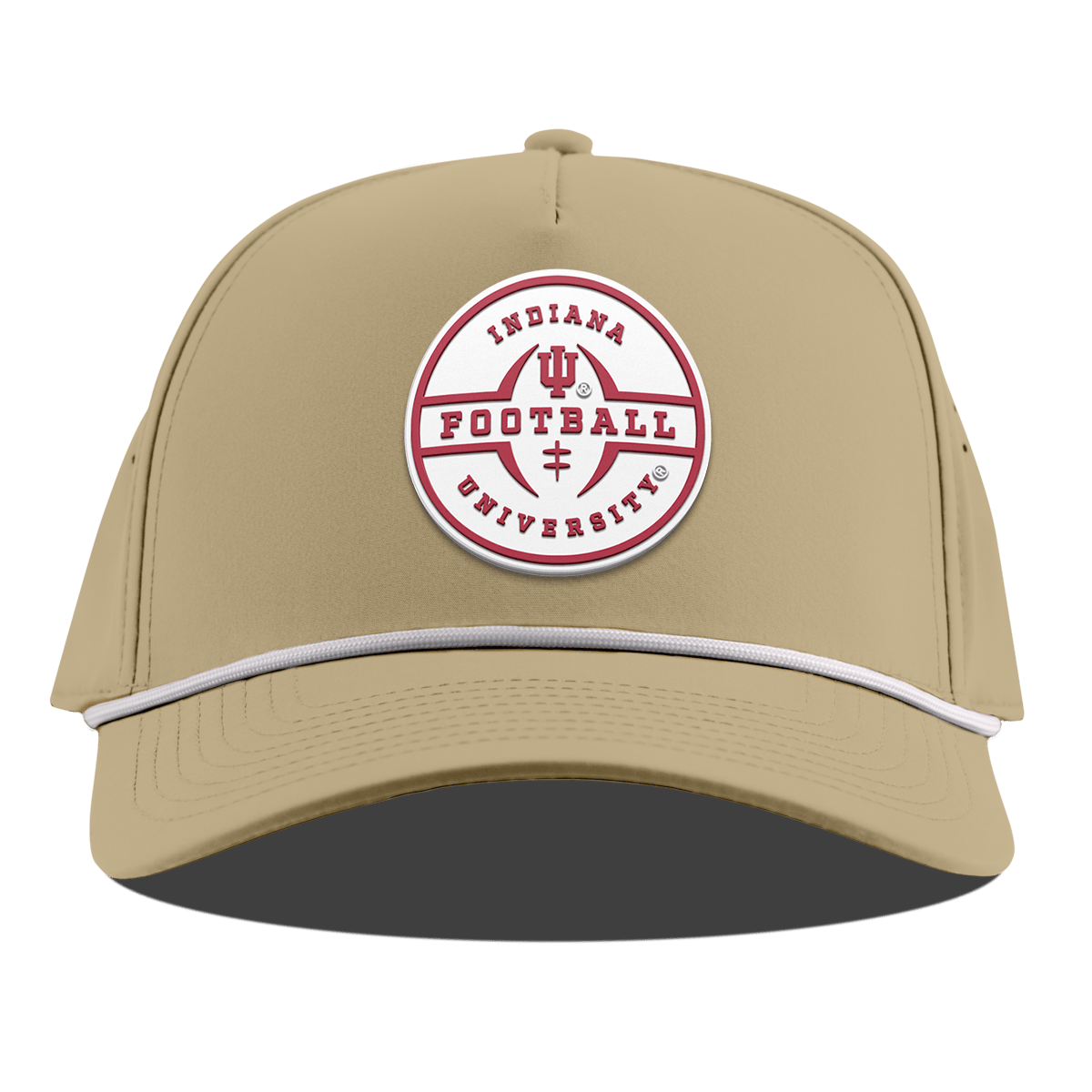 Indiana University "Indiana Football Legacy" Curved 5 Panel Rope Desert