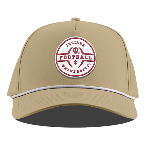 Indiana University "Indiana Football Legacy" Curved 5 Panel Rope Desert