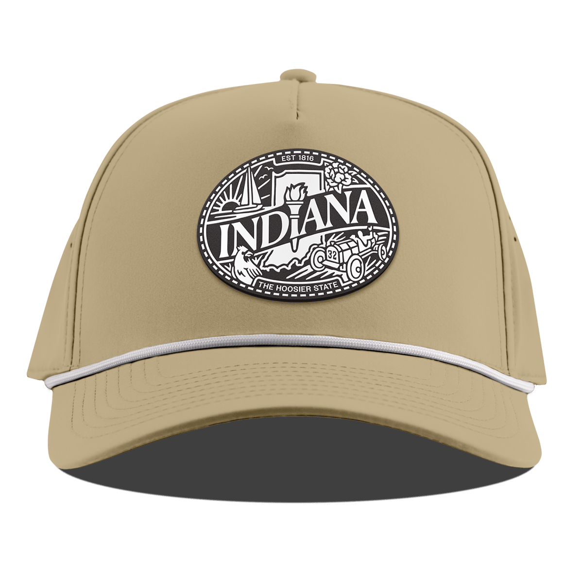 Indiana Traveler Curved 5 Panel Rope Desert