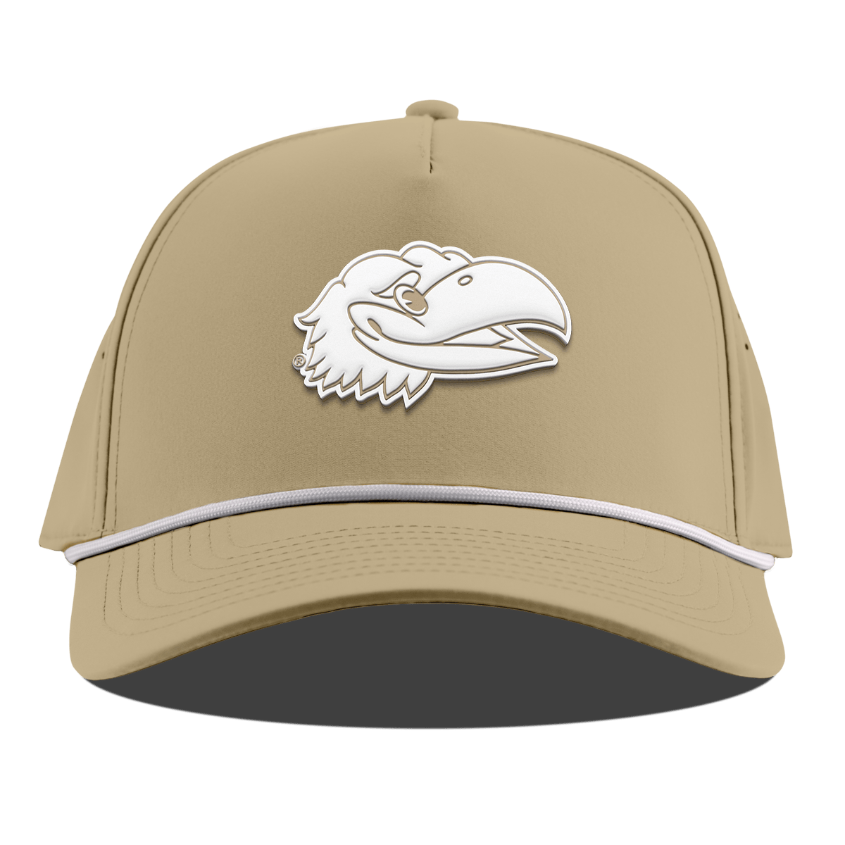 University of Kansas "Kansas DC Series" Curved 5 Panel Rope Desert