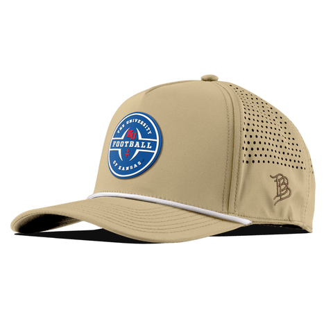 University of Kansas "Kansas Football Legacy" Curved 5 Panel Rope Desert