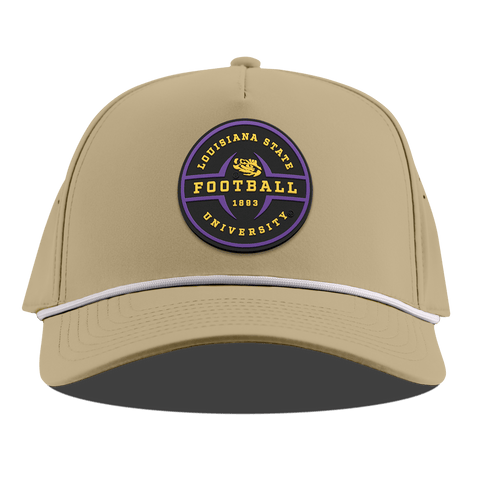 Louisiana State University "LSU Football Legacy" Curved 5 Panel Rope Desert