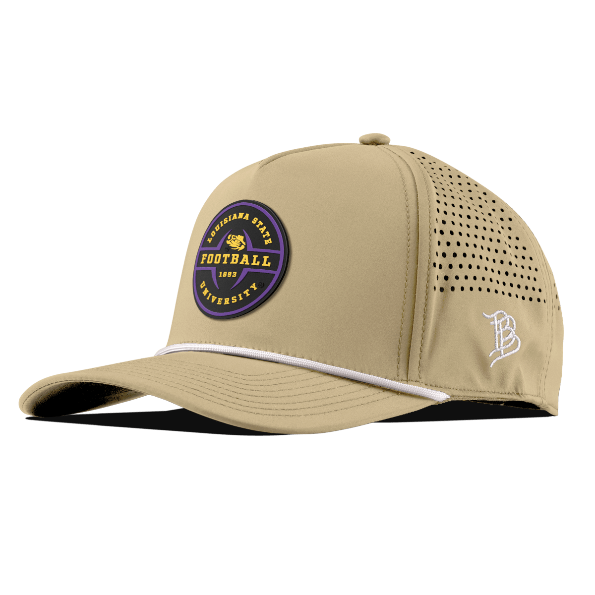 Louisiana State University "LSU Football Legacy" Curved 5 Panel Rope Desert