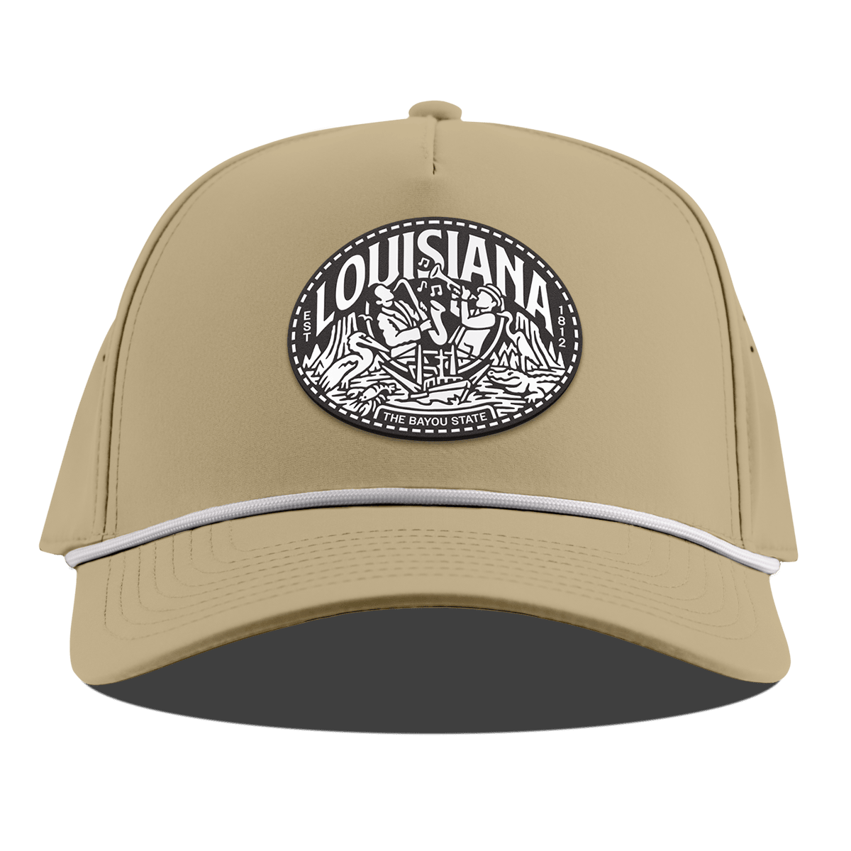 Louisiana Traveler Curved 5 Panel Rope Desert