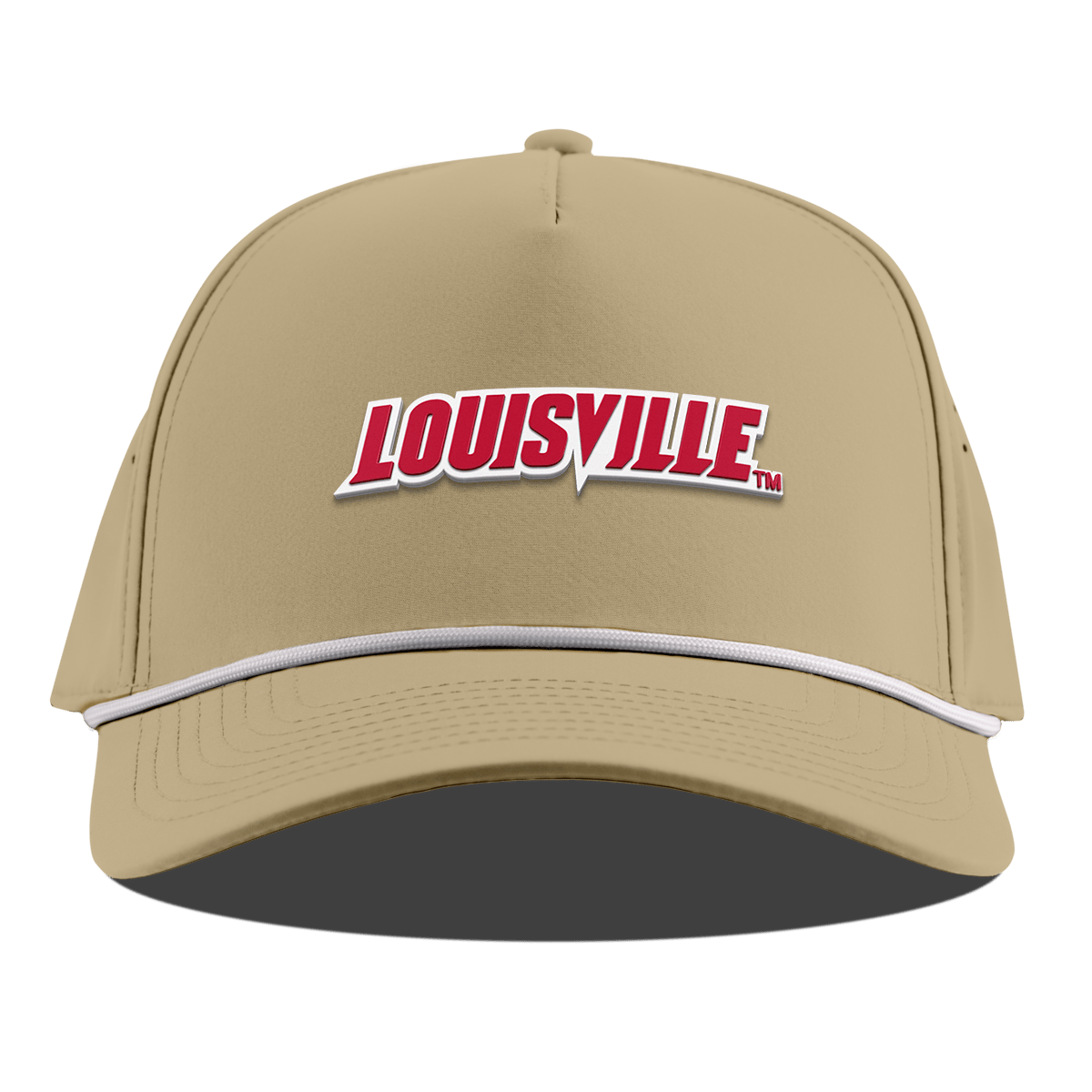 University of Louisville "Louisville Block" Curved 5 Panel Rope Desert