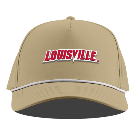 University of Louisville "Louisville Block" Curved 5 Panel Rope Desert