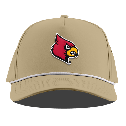 University of Louisville "Louisville Team Logo" Curved 5 Panel Rope Desert
