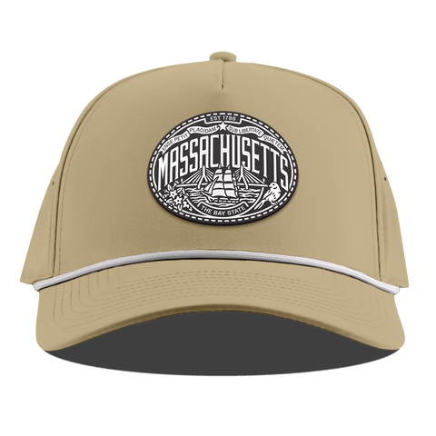 Massachusetts Traveler Curved 5 Panel Rope Desert