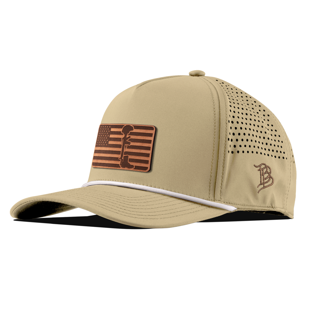 Memorial Curved 5 Panel Rope Desert/White