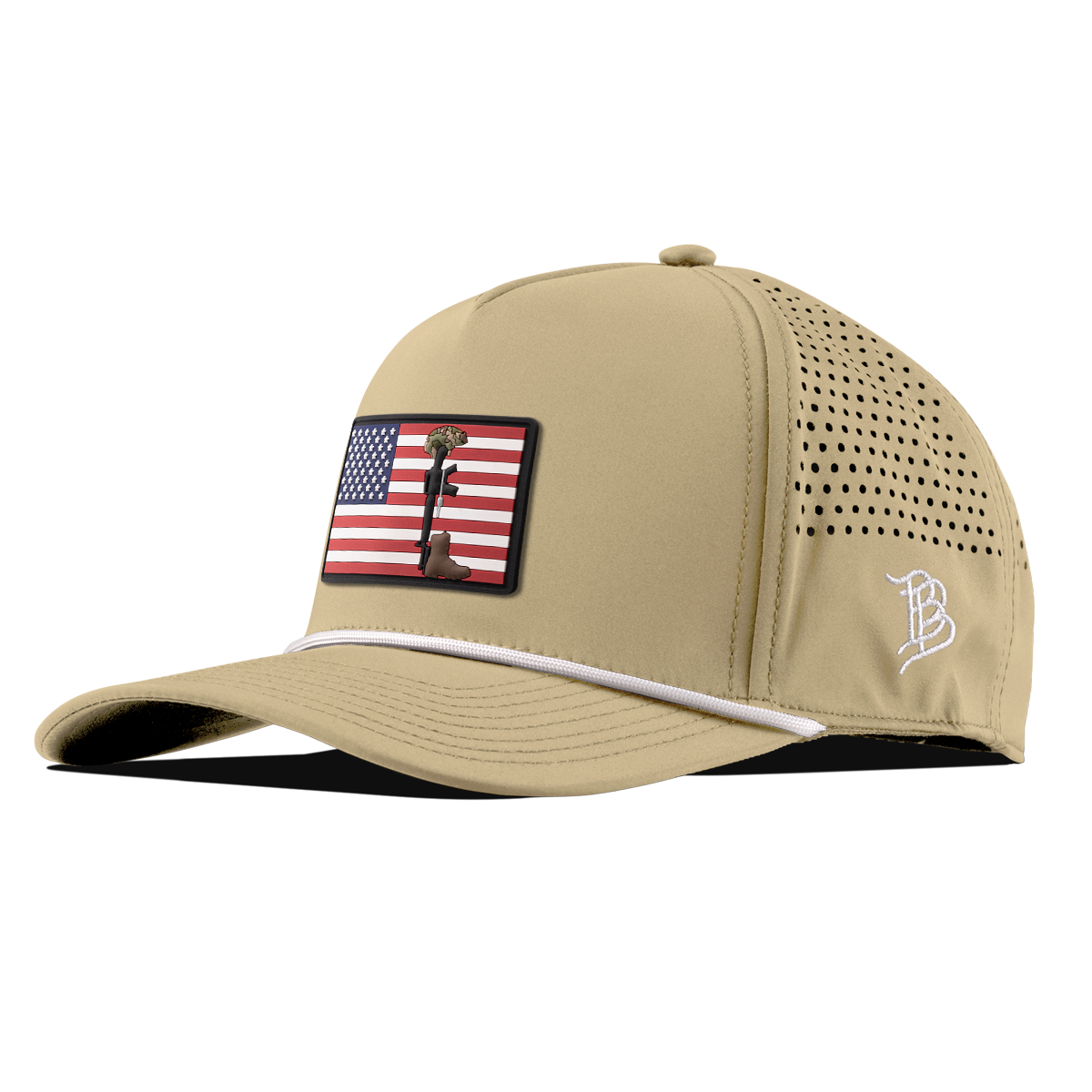 Memorial PVC Curved 5 Panel Rope Desert