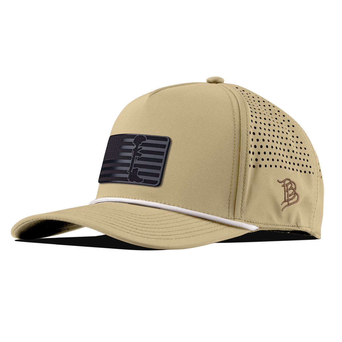 Midnight Memorial Curved 5 Panel Rope Desert/White