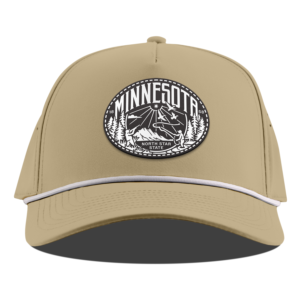 Minnesota Traveler Curved 5 Panel Rope Desert