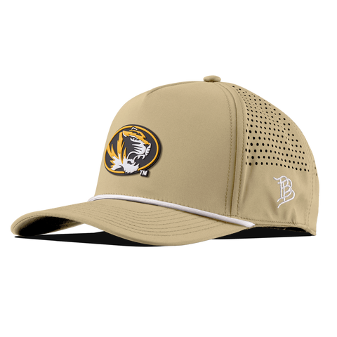 University of Missouri "Missouri Tigers Badge" Curved 5 Panel Rope Desert
