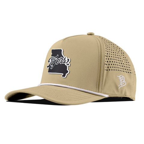 University of Missouri "Missouri Tigers State Script" Curved 5 Panel Rope Desert