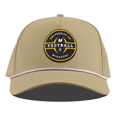 University of Missouri "Mizzou Football" Curved 5 Panel Rope Desert